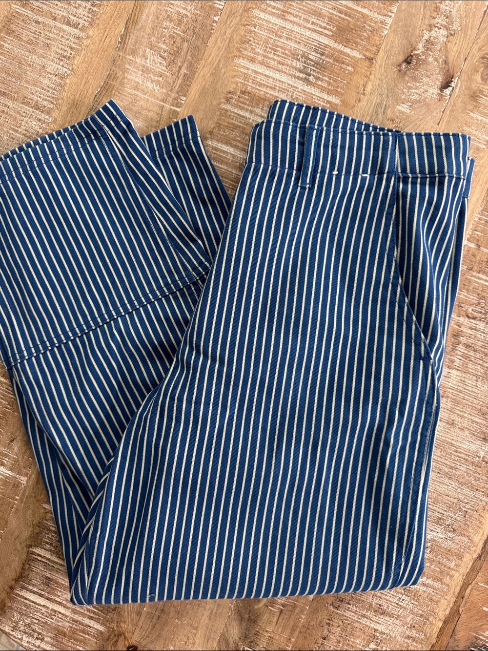 Free People Seasalt Cornwall Painted Forms Trousers pants Size 8 - Picture 8 of 11